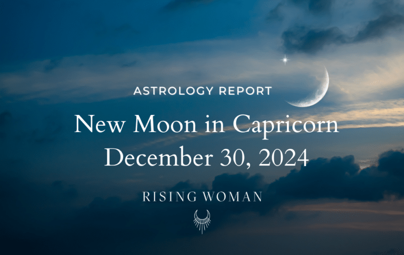 Black New Moon in Capricorn December 30, 2024 Theme Grounding