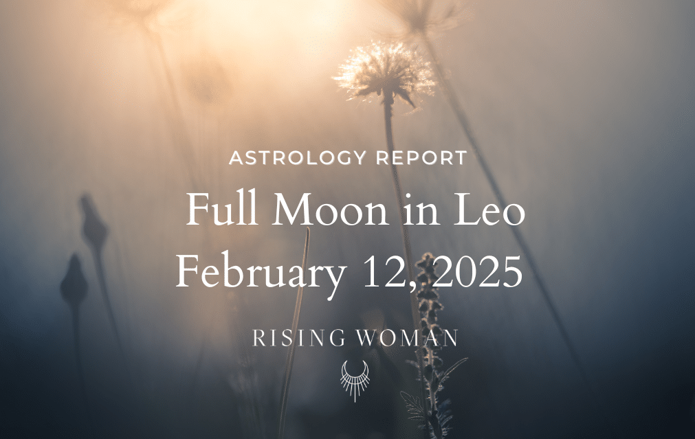 The Full Moon in Leo ~ February 12, 2025 @ 5:54am PT/ 8:54am ET  ~ Sparking Courage to Illuminate Authentic Self-Expression  